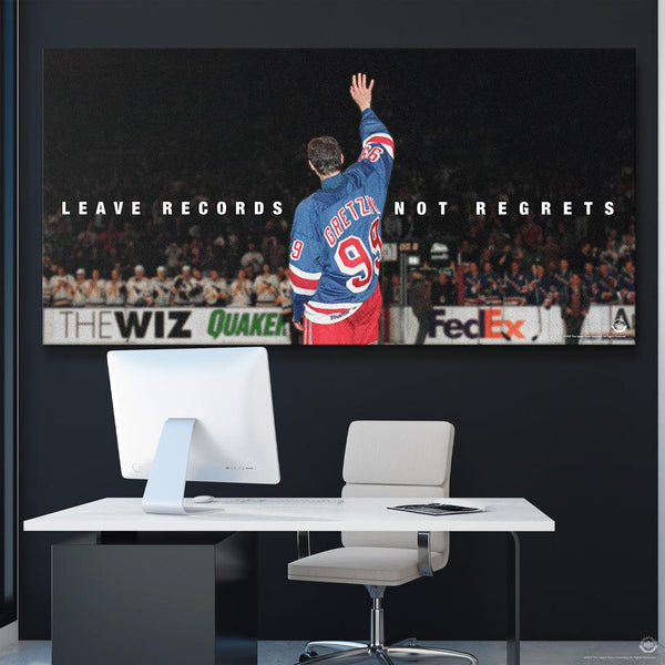 Wayne Gretzky - Leave Records Wayne Gretzky wall art – interior lifestyle display – image 1 – Wall Art Go
